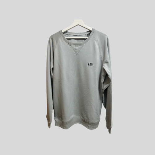 Sudadera orgánica basic N.13 - grey